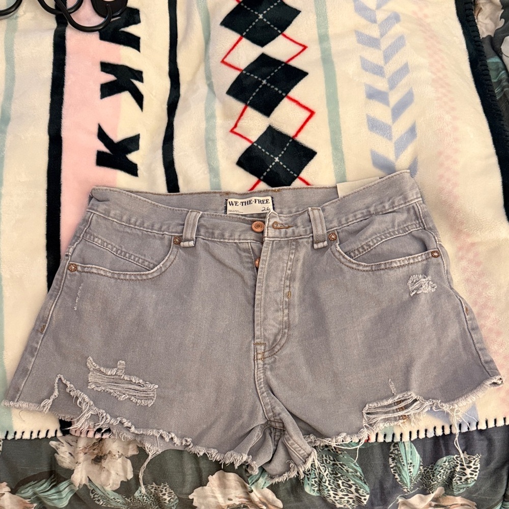 We The Free Now or Never Denim Shorts